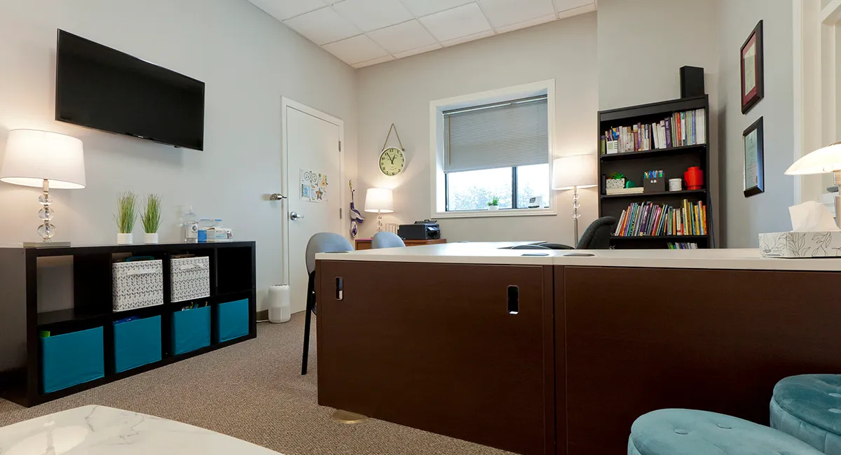 Image of a reception desk